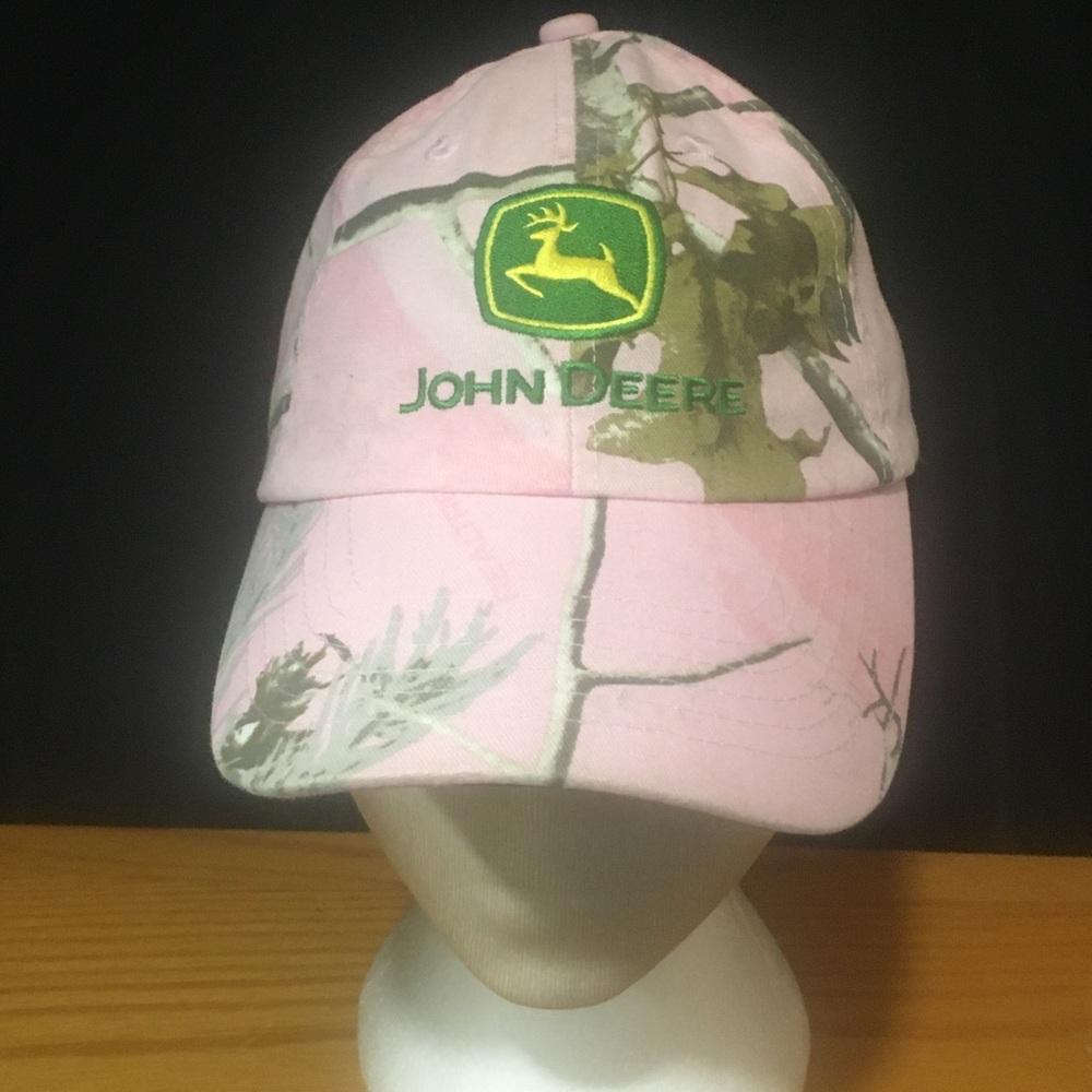 John Deere Pink Camo Cap